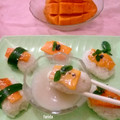 Cooksnap dari farida Sulthan 🇮🇩 (IG. Malika02782) untuk resep Mango Sticky Rice Sushi🍣