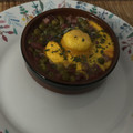 El cooksnap de Gabriela García cuando hizo Huevos a la flamenca.