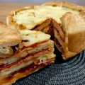 Dorina30 Cooksnap-ja, amikor elkészítette a(z) Pizzatorta receptet.