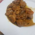 El cooksnap de ale bandera cuando hizo Pollo a la cocacola con cacahuetes y verduras.