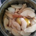 El cooksnap de Sandra Molina cuando hizo Compota de membrillo.