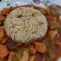Saira Abdullah's cooksnap of when they made Chicken fried Rice & chicken Manchurian.