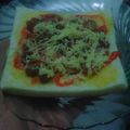 Cooksnap dari Mrs. Novi yani untuk resep PIZZA Roti Tawar Panggang Tanpa Oven