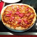 El cooksnap de roangar cuando hizo Pizza barbacoa con masa y salsa caseras.