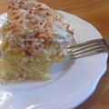 Jackie Rose's cooksnap of when they made Pina Colada Cake.