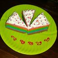 Cooksnap dari Dapur Zahnia untuk resep Rainbow cake kukus