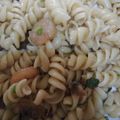 El cooksnap de María Teresa Bustamante Ponce cuando hizo Mostaccioli con colitas de camarones a la mantequilla.