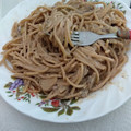 El cooksnap de Lidia Imantada cuando hizo Rigatoni con crema de morcilla, foie y champiñones.
