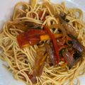 El cooksnap de Hashli Brigite Calderon Ventura cuando hizo Tallarín saltado.