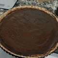 El cooksnap de Nati cuando hizo Tarta Tofi con base de chocolate.