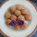 Cooksnap dari Windy Laongmanee untuk resep Bola Ubi Ungu Isi Coklat Lumer