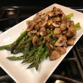 x's cooksnap of when they made Roasted Mushrooms and Asparagus.