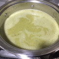 El cooksnap de Claudia Rojas cuando hizo Sopa de brócoli y coliflor.