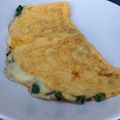El cooksnap de Jocelyn M.Z. cuando hizo Omelette relleno de queso y espinaca 🧀🥬.