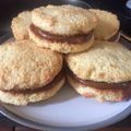 El cooksnap de Alejandra Suchet cuando hizo Alfajores de coco y dulce de leche.