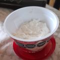 El cooksnap de Ana Heredia. morena cuando hizo Queso crema casero con leche en polvo.