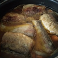 El cooksnap de Elena M cuando hizo Truchas en escabeche.