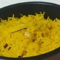 Veena Chopra का कुकस्नैप जब उन्होंने मीठे पुलाव/जर्दा पुलाव (meethe pulao / zarda pulao recipe in Hindi) बनाया था।
