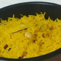 Veena Chopra का कुकस्नैप जब उन्होंने मीठे पुलाव/जर्दा पुलाव (meethe pulao / zarda pulao recipe in Hindi) बनाया था।
