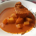 El cooksnap de Maria Saito Sano cuando hizo Pipián rojo con carne de puerco.