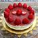 El cooksnap de Paquila74 cuando hizo Tarta de queso con confitura de fresa 🍓 y galleta integral de avena.