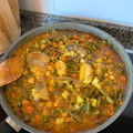 El cooksnap de michelle rinze cuando hizo Arroz moruno.