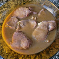 El cooksnap de Esther Garrido Aranda cuando hizo Puntas de solomillo de cerdo al vino tinto.