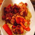Victoria Nalivo's cooksnap of when they made Lemon Honey Chicken and Carrots.
