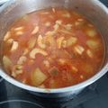 El cooksnap de Jose Luis Fernandez cuando hizo Guiso de patatas con chipirones y gambas.