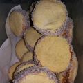 El cooksnap de Sandra Chavasco cuando hizo Alfajores de maicena.