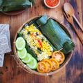 Cooksnap dari Giacinta Permana untuk resep Nasi Bakar Ayam Suwir Pedas