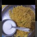 Honey jain का कुकस्नैप जब उन्होंने लहुसनी मटर पुलाव (lehsuni matar pulao recipe in Hindi) बनाया था।