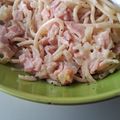 El cooksnap de Loretito Reyes cuando hizo Fettuccini en Salsa Alfredo.
