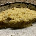 El cooksnap de Trini Ojea cuando hizo Tarta de manzana crocante.