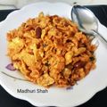 Madhuri Shah's cooksnap of when they made मक्याचा चिवडा (makyacha chivda recipe in marathi).