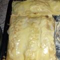 El cooksnap de Dalila Antunes cuando hizo Canelones con relleno de carne (molida).