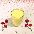 Sudipa Gope's cooksnap of when they made Mango lassi.