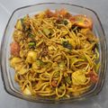 Cooksnap Intan Sofia semasa beliau membuat Mee Goreng Basah Simple (Mee Banjir).