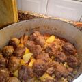 El cooksnap de Barbara Timoner cuando hizo Estofado de Albóndigas.