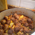 El cooksnap de Barbara Timoner cuando hizo Estofado de Albóndigas.