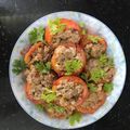 Cooksnap của Hằng Nông khi họ làm theo món Cà chua nhồi thịt