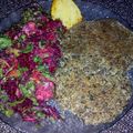 El cooksnap de Analia Posada cuando hizo Hamburguesas de quinoa, garbanzos, lentejas y verduras.