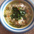 El cooksnap de Caarolina Alejaandra cuando hizo Consomé de pollo y verduras 🍵.