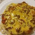 wanda Mdluli's cooksnap of when they made Vegetable mince and spaghetti.