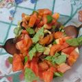 El cooksnap de Anibal Machado cuando hizo Ensalada Caprese.