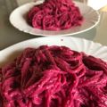 Cooksnap από Georgia στη συνταγή Spaghetti 🍝 με πέστο Παντζαριού