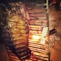 El cooksnap de Emanuel Parra cuando hizo Costillar de ternera a la parrilla.