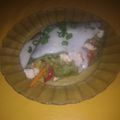 El cooksnap de Tano cuando hizo Crepps de espinaca rellenos de vegetales 🌯.