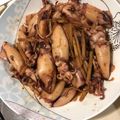宋家榆 的 薑絲炒小卷 cooksnap