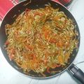 El cooksnap de Rosa Gaviria cuando hizo Chop Suey de verduras/vegano.